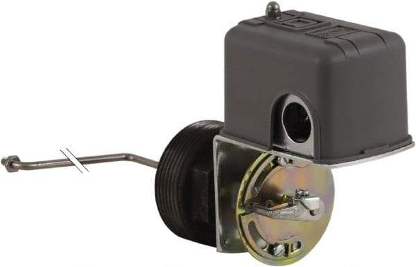 Square D - 1 NEMA Rated, DPST, Float Switch Pressure and Level Switch - 575 VAC, Line-Load-Load-Line Terminal - Apex Tool & Supply