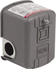 Square D - 1 NEMA Rated, General Purpose Pressure and Level Switch - Fixed Pressure, 575 VAC, Screw Terminal, For Use with Electrically Driven Air Compressors - Apex Tool & Supply