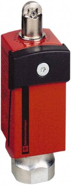 Telemecanique Sensors - NO/2NC Configuration, Multiple Amp Level, Metal Roller Plunger Safety Limit Switch - 34mm Wide x 35mm Deep x 100mm High, IP66, IP67 Ingress Rating - Apex Tool & Supply
