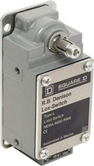 Square D - 10 Amp, NC Configuration, Left Hand Operation, Rope Operated Limit Switch - Automatic Reset, Cable Pull, 600 VAC - Apex Tool & Supply