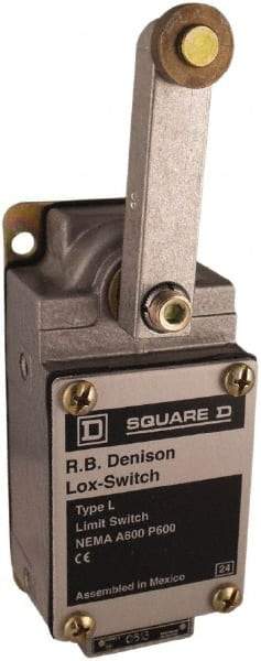 Square D - 3PDT, 2NC/NO, 600 Volt, Screw Terminal, Rotary Spring Return Actuator, General Purpose Limit Switch - 1, 2, 4, 12, 13 NEMA Rating, IP67 IPR Rating - Apex Tool & Supply