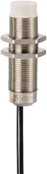Telemecanique Sensors - NPN, PNP, 12mm Detection, Cylinder, Inductive Proximity Sensor - 2 Wires, IP68, IP69, 24 to 240 VAC @ 50/60 Hz, 24 to 240 VDC, M18x1 Thread, 60mm Long - Apex Tool & Supply