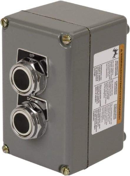Schneider Electric - 1.18 Inch Mount Hole, Extended Straight, Pushbutton Switch - Weatherproof, Dust and Oil Resistant - Apex Tool & Supply
