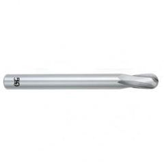 7/16" Dia. - 5" OAL - Bright CBD - Ball End SE EM - 2 FL - Apex Tool & Supply