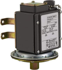 Square D - 4, 13 and 4X NEMA Rated, DPDT, 0.2 to 10 psi, Vacuum Switch Pressure and Level Switch - Adjustable Pressure, 120 VAC, 125 VDC, 240 VAC, 250 VDC, Screw Terminal - Apex Tool & Supply