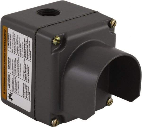 Schneider Electric - 1 Hole, 30mm Hole Diameter, Aluminum Pushbutton Switch Enclosure - 1, 3, 4, 6, 12, 13 NEMA Rated - Apex Tool & Supply