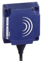 Telemecanique Sensors - NPN, PNP, Flat, Inductive Proximity Sensor - 2 Wires, IP68, 12 to 24 VDC, 40mm Wide - Apex Tool & Supply