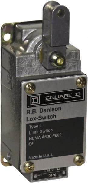 Square D - 10 Amp, NC Configuration, Right Hand Operation, Rope Operated Limit Switch - Automatic Reset, Cable Pull, 600 VAC - Apex Tool & Supply