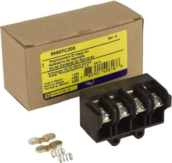 Square D - Pressure and Level Switch Replacement Parts Kit - For Use with 9013GHG, GSG, GHR, SR, GMG, 9016GVG form R, 9036GG, GR, GW, 9037GG, GR, GW Series C, RoHS Compliant - Apex Tool & Supply
