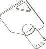 Telemecanique Sensors - 5 Inch Long, Limit Switch Key - For Use with XCSB, XCSC, XCSE - Apex Tool & Supply
