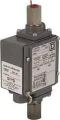 Square D - 4, 13 and 4X NEMA Rated, SPDT, 5,000 psi, Electromechanical Pressure and Level Switch - Adjustable Pressure, 120 VAC at 6 Amp, 125 VDC at 0.22 Amp, 240 VAC at 3 Amp, 250 VDC at 0.27 Amp, 1/4 Inch Connector, Screw Terminal, For Use with 9012G - Apex Tool & Supply