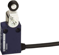 Telemecanique Sensors - DP, NC/NO, 240 VAC, Fixed Cable Terminal, Roller Lever Actuator, General Purpose Limit Switch - IP65 IPR Rating - Apex Tool & Supply