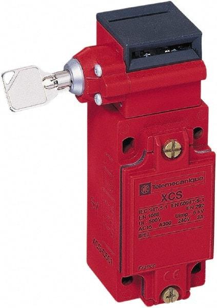 Telemecanique Sensors - 3NC Configuration, Multiple Amp Level, Metal Key Safety Limit Switch - 52mm Wide x 44mm Deep x 114mm High, IP67 Ingress Rating - Apex Tool & Supply