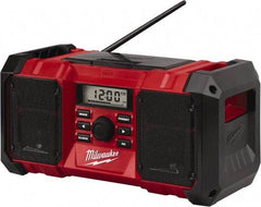 Milwaukee Tool - Backlit LCD Cordless Jobsite Radio - Powered by Battery - Apex Tool & Supply