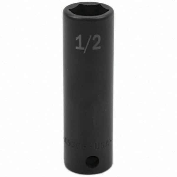 SK - Impact Socket - 3/8"DR 1/2" DEEP IMPACT SOCKET - Apex Tool & Supply