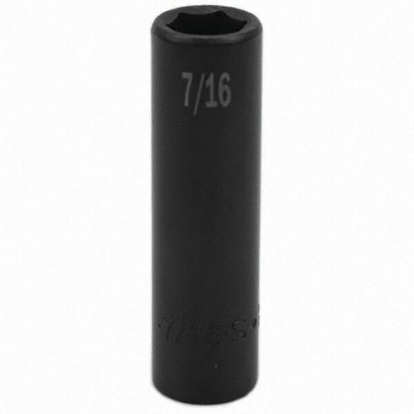 SK - Impact Socket - 3/8"DR 7/16" DEEP IMPACT SOCKET - Apex Tool & Supply