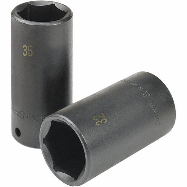 SK - Impact Socket - 1/2"DR 35MM DEEP IMPACT SOCKET - Apex Tool & Supply