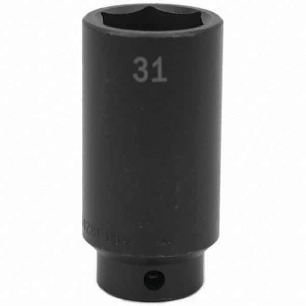SK - Impact Socket - 1/2"DR 31MM DEEP IMPACT SOCKET - Apex Tool & Supply