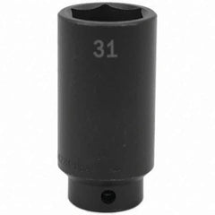 SK - Impact Socket - 1/2"DR 31MM DEEP IMPACT SOCKET - Apex Tool & Supply