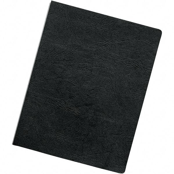FELLOWES - Black Vinyl Binding Machine Report Cover - 8-3/4 x 11-1/4" - Apex Tool & Supply