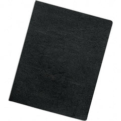 FELLOWES - Black Vinyl Binding Machine Report Cover - 8-3/4 x 11-1/4" - Apex Tool & Supply