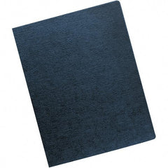FELLOWES - Navy 70 Lb Paper Stock Binding Machine Report Cover - 8-3/4 x 11-1/4" - Apex Tool & Supply