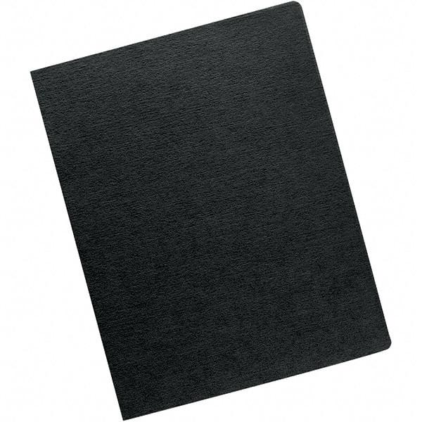 FELLOWES - Black 70 Lb Paper Stock Binding Machine Report Cover - 8-3/4 x 11-1/4" - Apex Tool & Supply