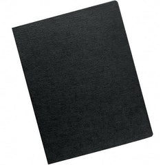 FELLOWES - Black 70 Lb Paper Stock Binding Machine Report Cover - 8-3/4 x 11-1/4" - Apex Tool & Supply