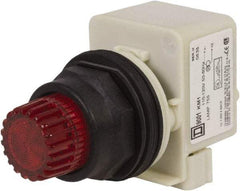 Schneider Electric - 30mm Mount Hole, Extended Straight, Pushbutton Switch Only - Red Pushbutton, Momentary (MO) - Apex Tool & Supply
