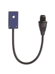 Telemecanique Sensors - PNP, 0.1m Detection, Flat, Ultrasonic Proximity Sensor - 3 Wires, IP67, 12 to 24 VDC, 8mm Wide - Apex Tool & Supply