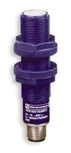 Telemecanique Sensors - NPN, PNP, 0.15m Detection, Cylinder, Ultrasonic Proximity Sensor - 4 Wires, IP67, 12 to 24 VDC, M18x1 Thread, 18mm Wide - Apex Tool & Supply