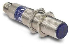 Telemecanique Sensors - 1/2-20 UNF Connector, 1m Nominal Distance, Shock and Vibration Resistant, Diffused Photoelectric Sensor - 24 to 240 VAC/VDC, 25 Hz, Brass, 95mm Long x 18mm Wide x 1.8 Inch High - Apex Tool & Supply