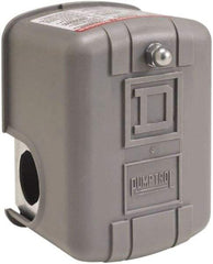 Square D - 1 and 3R NEMA Rated, 60 to 80 psi, Electromechanical Pressure and Level Switch - Adjustable Pressure, 575 VAC, L1-T1, L2-T2 Terminal, For Use with Square D Pumptrol - Apex Tool & Supply