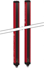 Telemecanique Sensors - 83 Beam, 65.35 Inch Height Protection, 10, 20m Max Sensing, 14 to 131°F, Hand Protection 4, Safety Light Curtain - 24 VDC, Red, Aluminum - Apex Tool & Supply