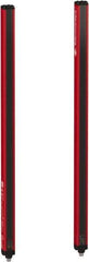 Telemecanique Sensors - 31 Beam, 24.02 Inch Height Protection, 10, 20m Max Sensing, 14 to 131°F, Hand Protection 4, Safety Light Curtain - 24 VDC, Red, Aluminum - Apex Tool & Supply