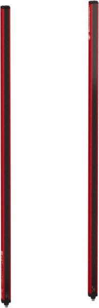 Telemecanique Sensors - 105 Beam, 41.73 Inch Height Protection, 3, 6m Max Sensing, 14 to 131°F, Finger/Hand Protection 4, Safety Light Curtain - 24 VDC, Red, Aluminum - Apex Tool & Supply