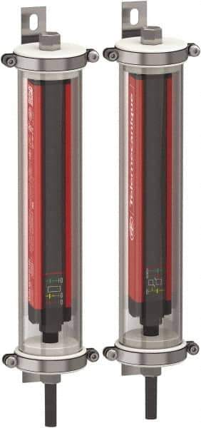 Telemecanique Sensors - 30 Beam, 12.2 Inch Height Protection, 2, 5m Max Sensing, -13 to 131°F, Finger/Hand Protection 4, Safety Light Curtain - 24 VDC, Red - Apex Tool & Supply