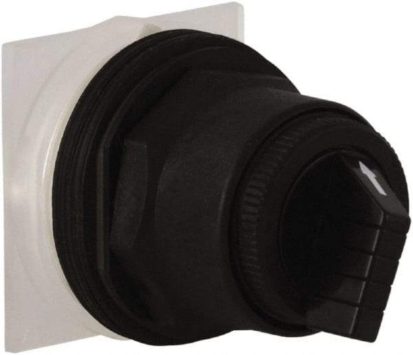 Schneider Electric - 1.18 Inch Mount Hole, 4 Position, Knob and Pushbutton Operated, Selector Switch Only - Maintained (MA), without Contact Blocks, Anticorrosive, Weatherproof, Dust and Oil Resistant - Apex Tool & Supply