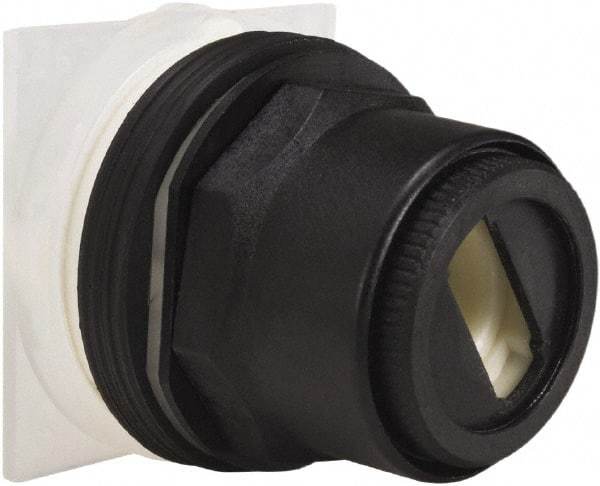 Schneider Electric - 1.18 Inch Mount Hole, 2 Position, Knob and Pushbutton Operated, Selector Switch Only - Momentary (MO), without Contact Blocks, Anticorrosive, Weatherproof, Dust and Oil Resistant - Apex Tool & Supply