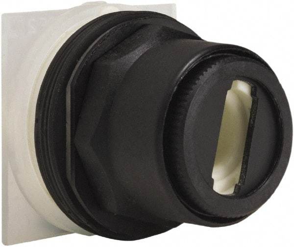 Schneider Electric - 30mm Mount Hole, 3 Position, Selector Switch Only - Momentary (MO), Nonilluminated, without Contact Blocks, Shock and Vibration Resistant - Apex Tool & Supply