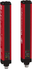 Telemecanique Sensors - 15 Beam, 6.3 Inch Height Protection, 3, 6m Max Sensing, 14 to 131°F, Finger/Hand Protection 4, Safety Light Curtain - 24 VDC, Red, Aluminum - Apex Tool & Supply