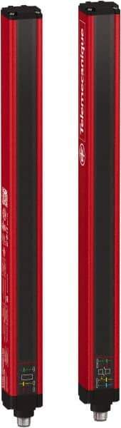 Telemecanique Sensors - 16 Beam, 12.2 Inch Height Protection, 10, 20m Max Sensing, 14 to 131°F, Hand Protection 4, Safety Light Curtain - 24 VDC, Red, Aluminum - Apex Tool & Supply