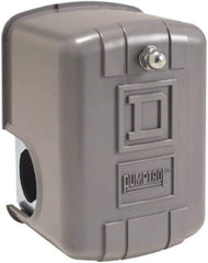 Square D - 3R NEMA Rated, DPST, 30 to 50 psi, Air Compressor Pressure and Level Switch - Adjustable Pressure, 575 VAC, 1/4 Inch NPSF Internal Inch Connector, Screw Terminal, For Use with Square D Pumptrol - Apex Tool & Supply