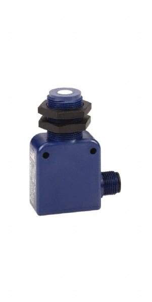 Telemecanique Sensors - NPN, 1/2m Detection, Flat, Ultrasonic Proximity Sensor - 3 Wires, IP67, 12 to 24 VDC, 18mm Wide - Apex Tool & Supply