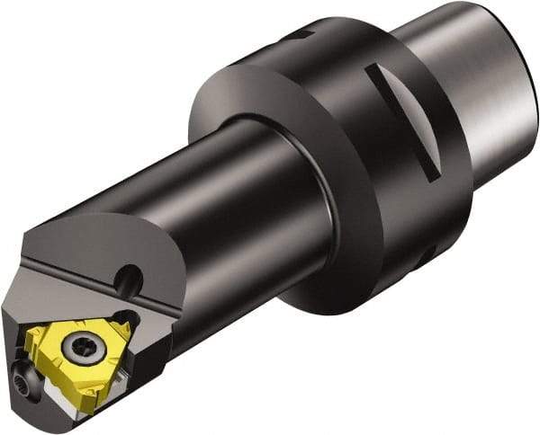 Sandvik Coromant - Insert Style Cx-266R/LKF, 70mm Head Length, Right Hand Cut, External Modular Threading Cutting Unit Head - System Size C6, 14mm Center to Cutting Edge, Series CoroThread 266 - Apex Tool & Supply