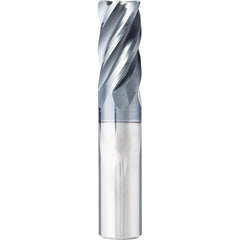 Supermill - 1" Diam 5 Flute Solid Carbide 0.06" Corner Radius End Mill - Apex Tool & Supply