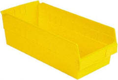 LEWISBins+ - 17-7/8" Deep, Yellow Hopper Shelf Bin - 6" High x 8-3/8" Wide x 17-7/8" Long - Apex Tool & Supply