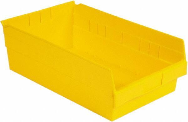 LEWISBins+ - 17-7/8" Deep, Yellow Hopper Shelf Bin - 6" High x 11-1/8" Wide x 17-7/8" Long - Apex Tool & Supply