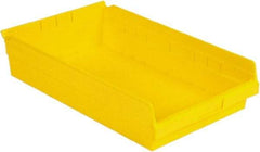 LEWISBins+ - 17-7/8" Deep, Yellow Hopper Shelf Bin - 4" High x 11-1/8" Wide x 17-7/8" Long - Apex Tool & Supply