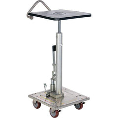 Vestil - 200 Lb Capacity Hydraulic Post Table - 31" to 49" Lift Height, 16" Platform Length x 16" Platform Width - Apex Tool & Supply